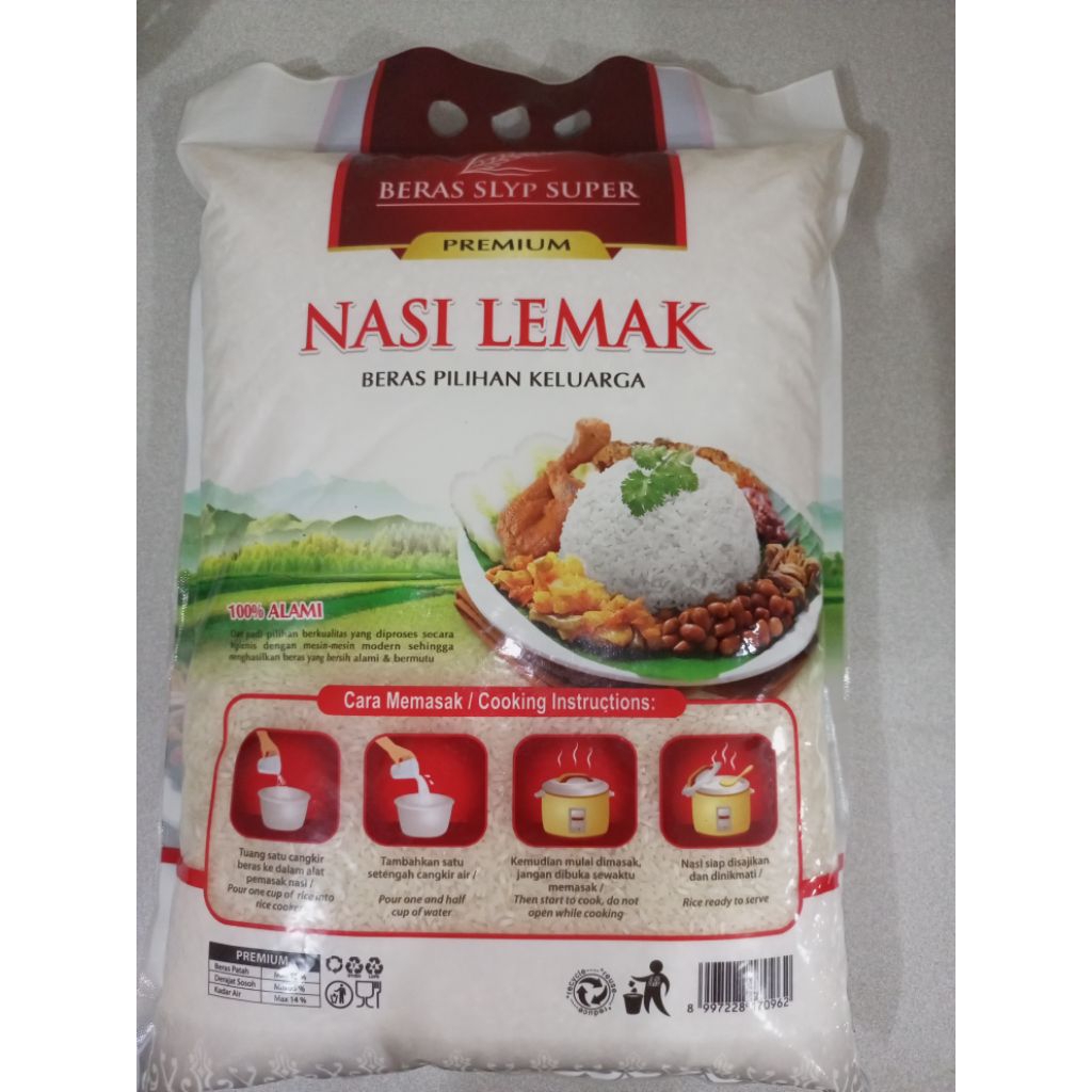 

Nasi Lemak Beras Slyp Super 5kg