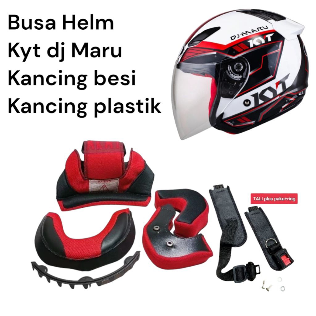 BUSA HELM KYT DJ MARU FULLSET DAN PIPI SIZE S M L XL XXL (COD)