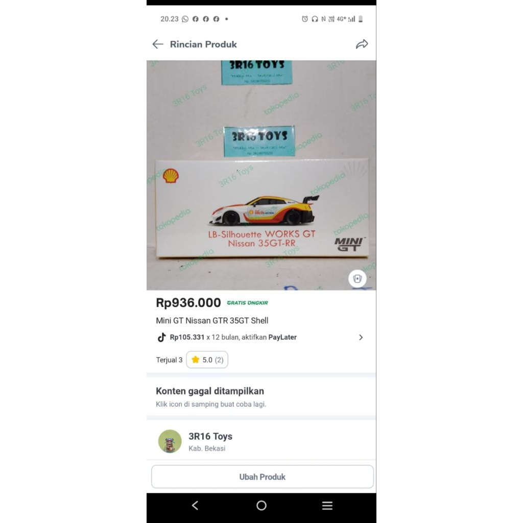 Mini GT Silvia Pesanan