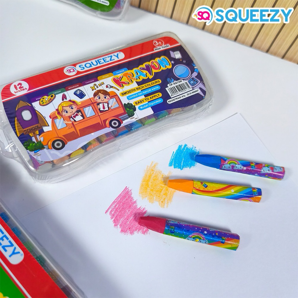 

Krayon Crayon Oil Pastel Grosir 1 Box 12 Warna