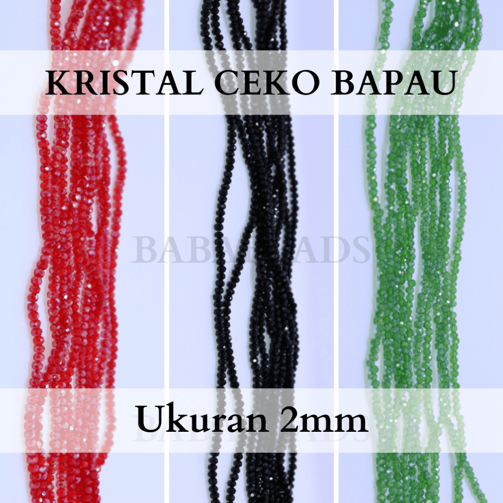 [2mm] - KRISTAL CEKO BAPAU 2mm / KRISTAL CEKO BAKPAU 2mm / MANIK CEKO 2mm