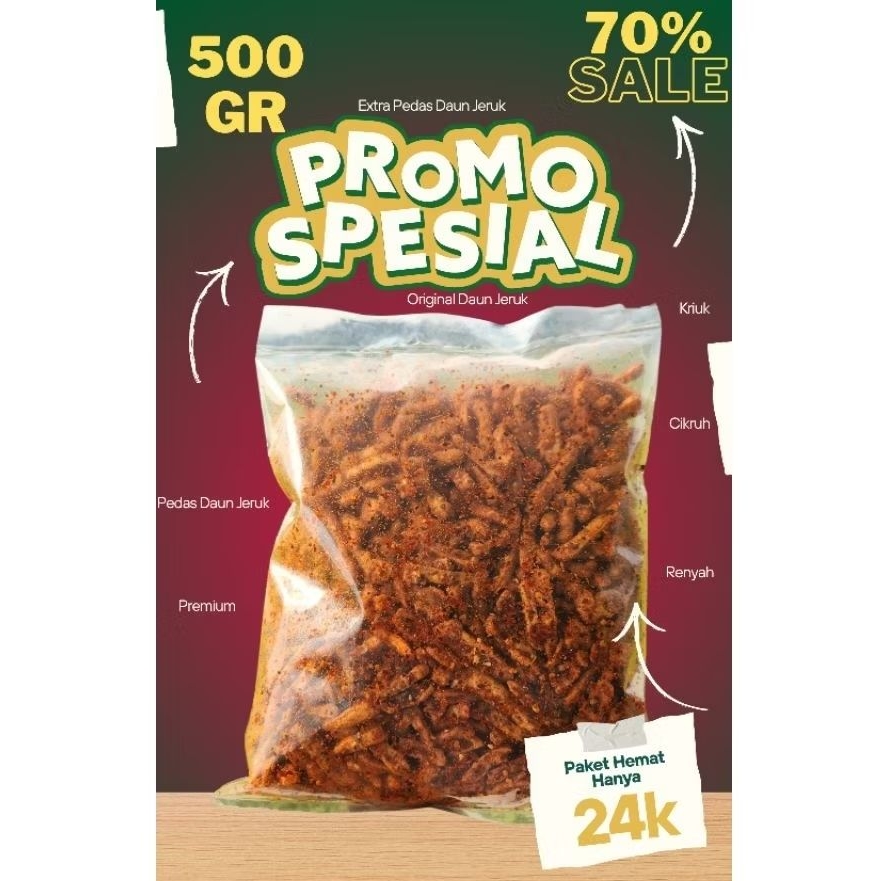 

Basreng Original Pedas Daun Jeruk Mix Murah 20rb Sultan Snack Sajodo Terlaris Ngabret Termurah COD