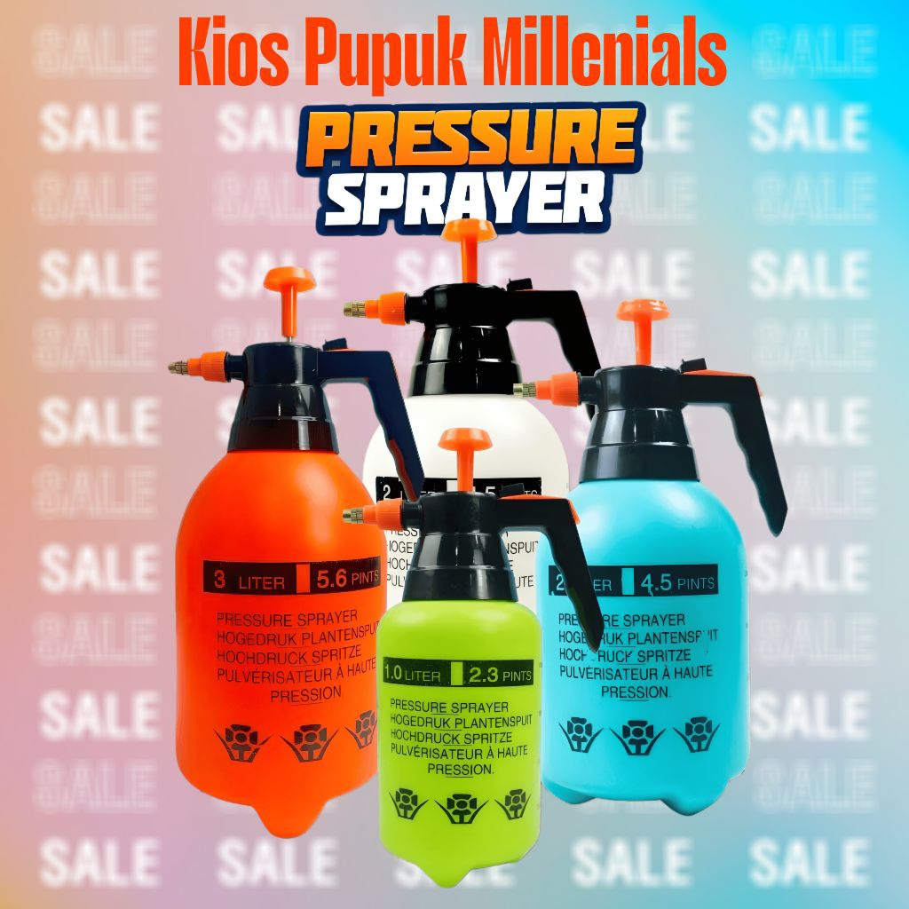 Pressure Sprayer 1LITER , 2LITER , 3LITER, 8LITER Pompa Manual / Semprotan Tangan