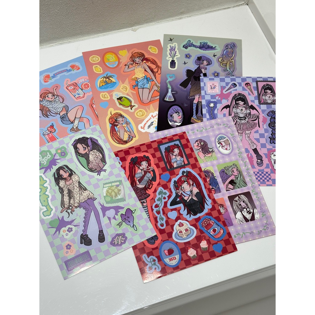 

[READY] Korea Sticker Domi World