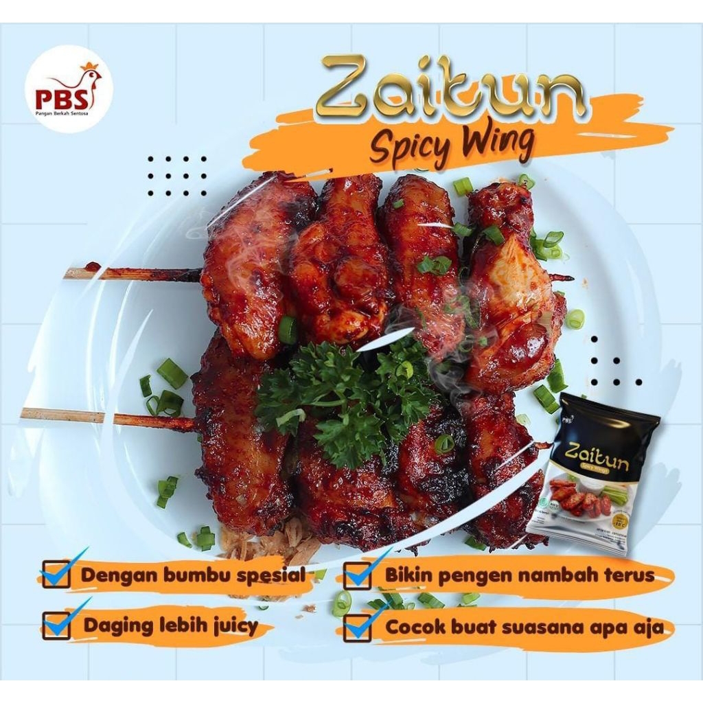 

SPICY WINGS 500GRBY ZAITUN