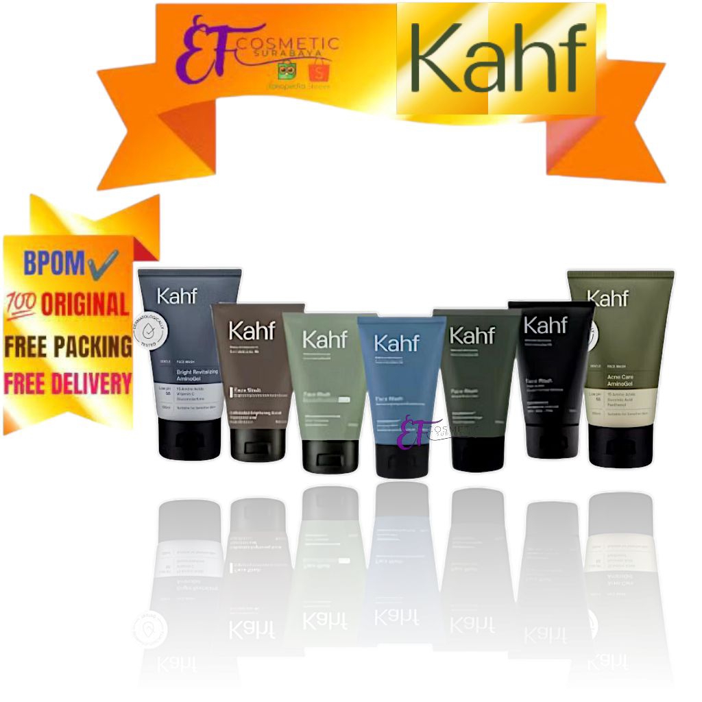 KAHF Face Wash | Face Scrub - Sabun Wajah Pria