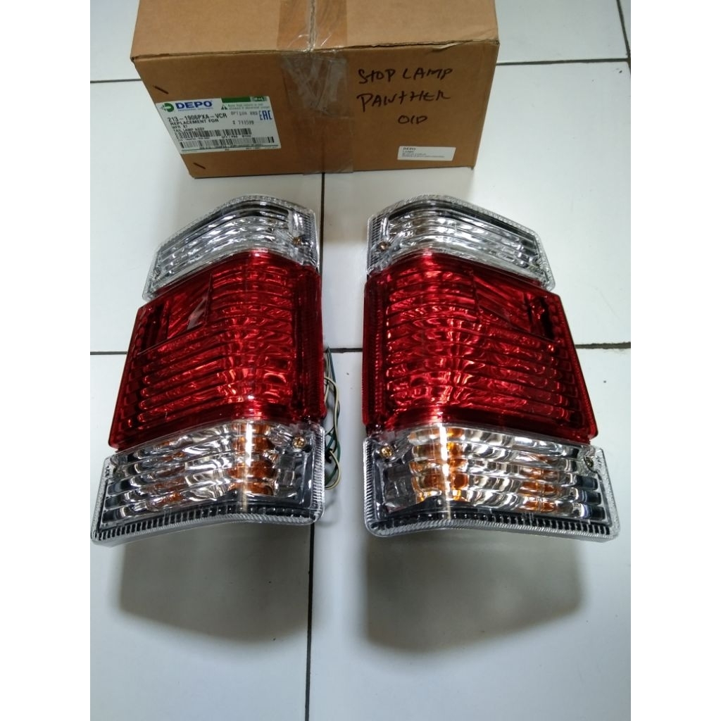 Stoplamp Panther Kotak Model Kristal set