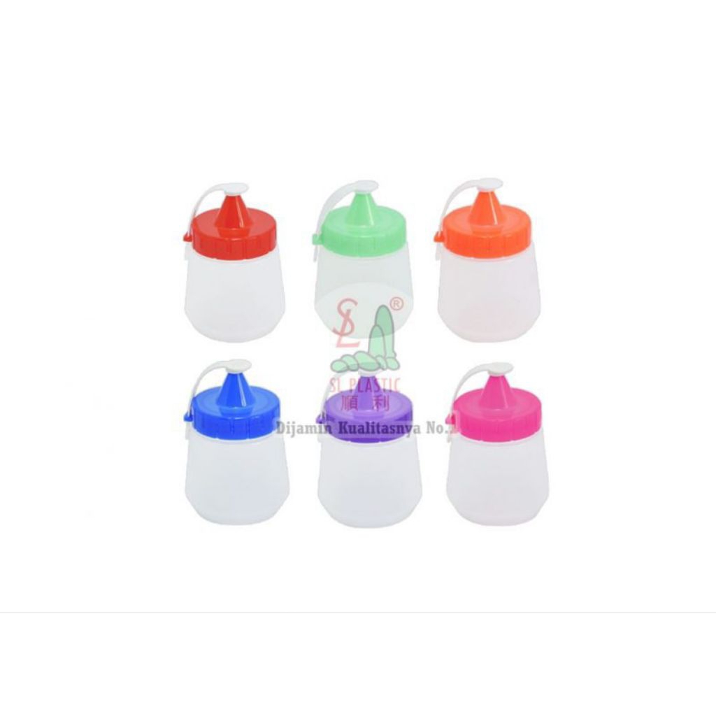 Botol Kecap Plastik [ 200 ML .400 ML .500 ML /Botol Sauce Plastik /Botol Bumbu /Botol Cair Plastik M