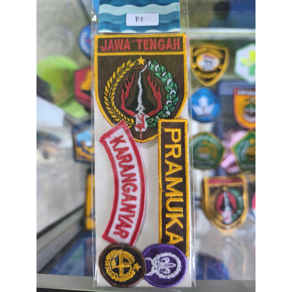 bed bordir pramuka putri lengkap jawa tengah karanganyar