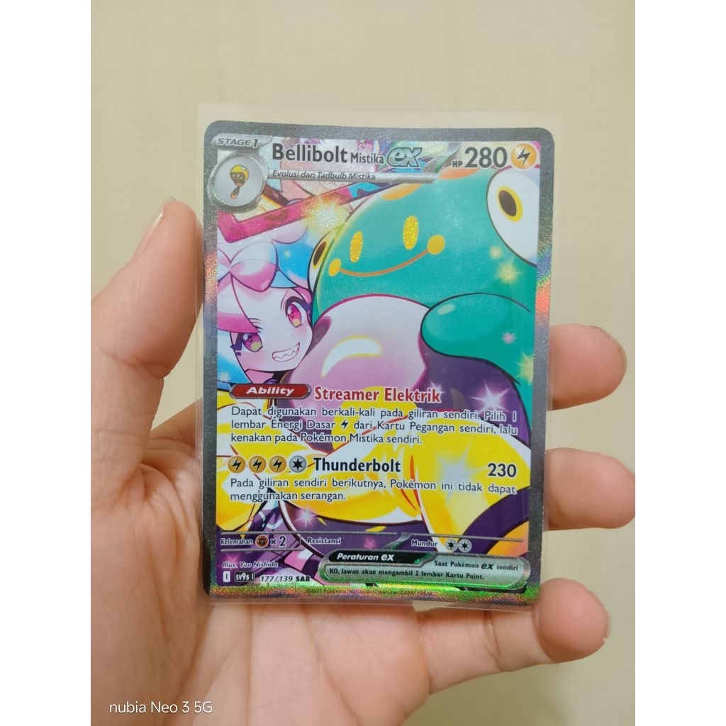 Bellibolt mistika SAR - Pokemon tcg indonesia
