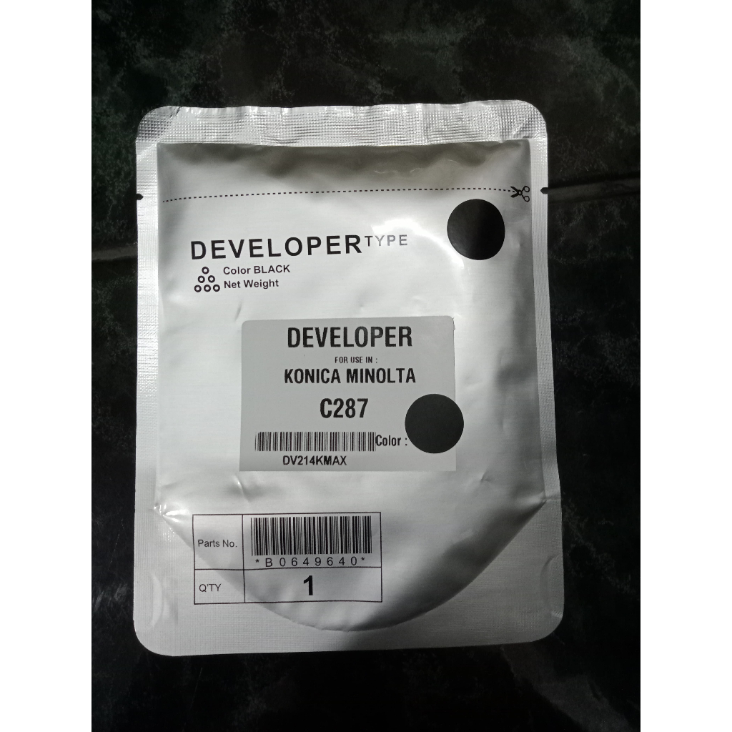 DV214 Developer Konica Minolta Bizhub C227 C287 CMYK