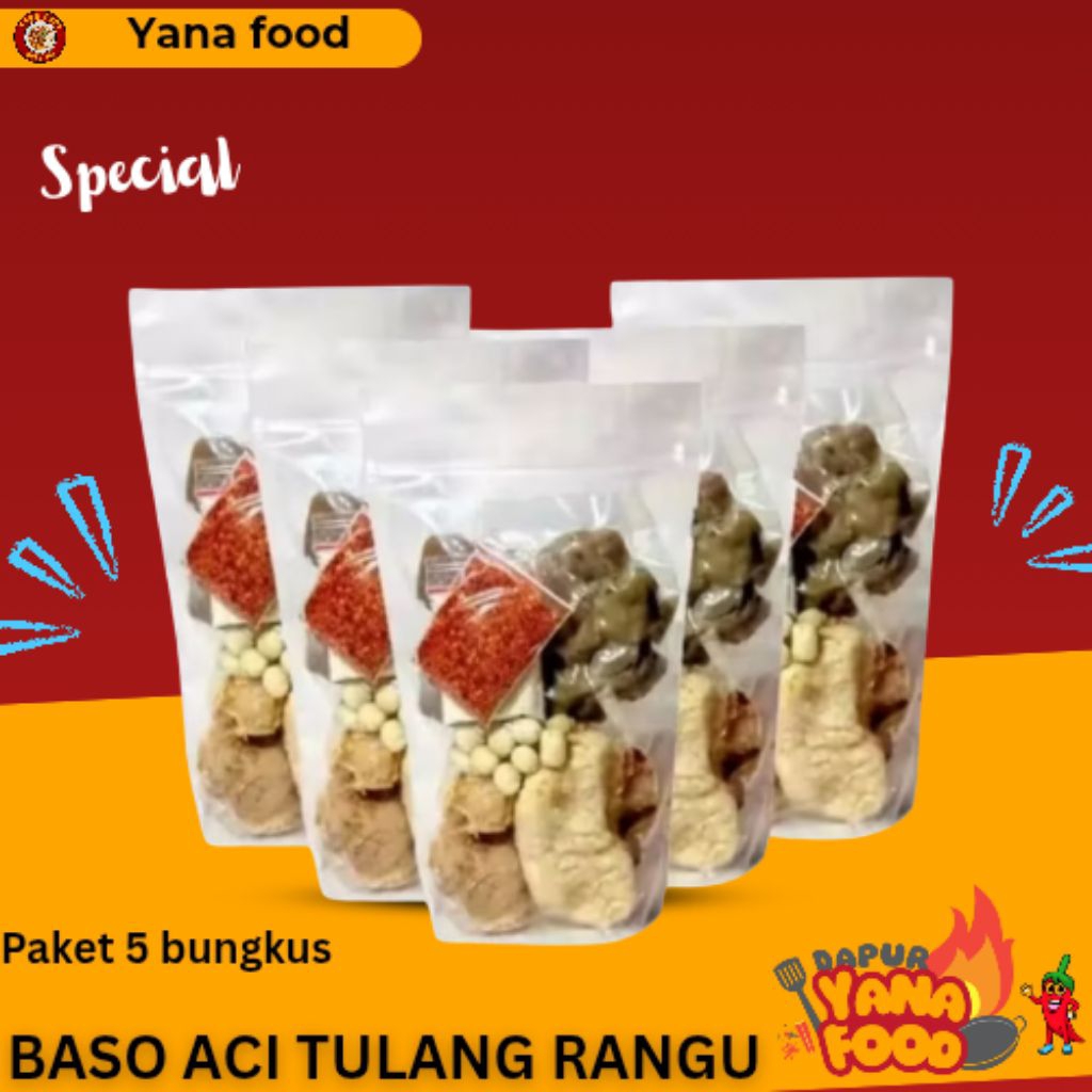 

Baso aci tulang rangu ( paket 5 bks )