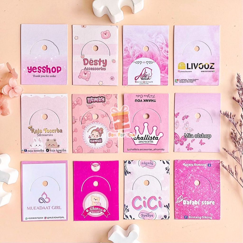 

Custom Hang Tag/ Label Design Sendiri (isi 100 pcs/ 500 pcs/ 1.000 pcs)