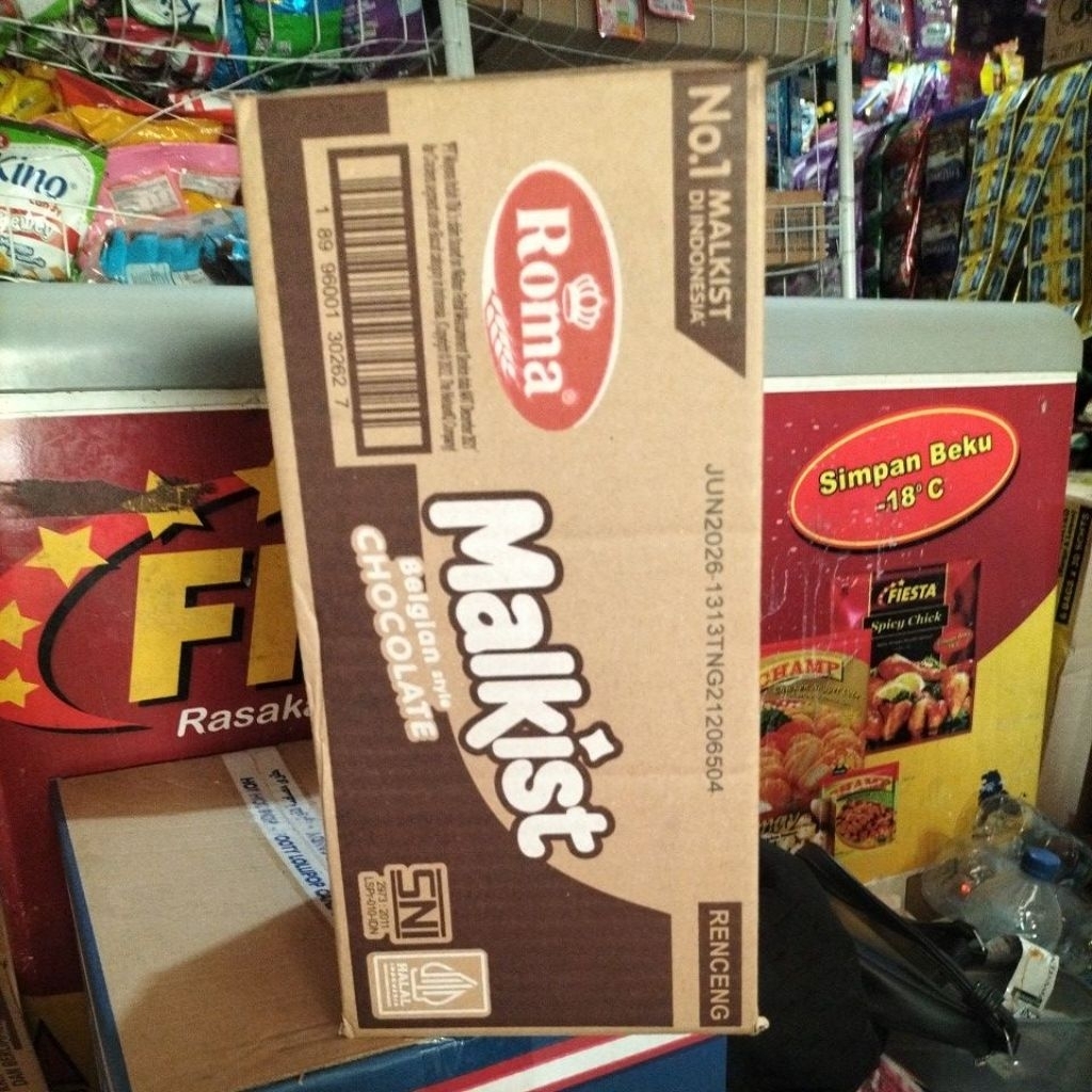 

roma malkist abon satu dus isi 120 pcs