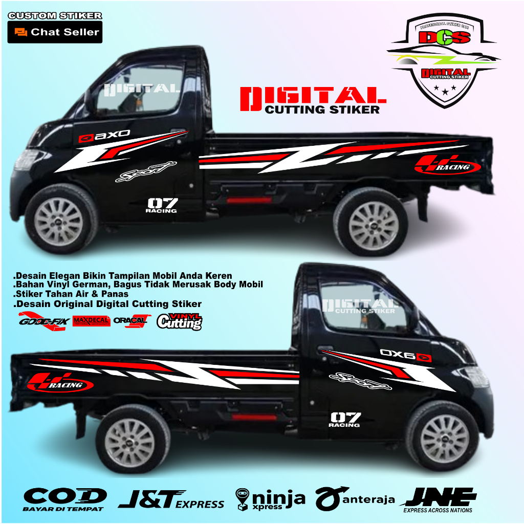 STICKER STIKER MOBIL PICK UP GRANMAX ESPASS STIKER MOBIL DAIHATSU PICK UP