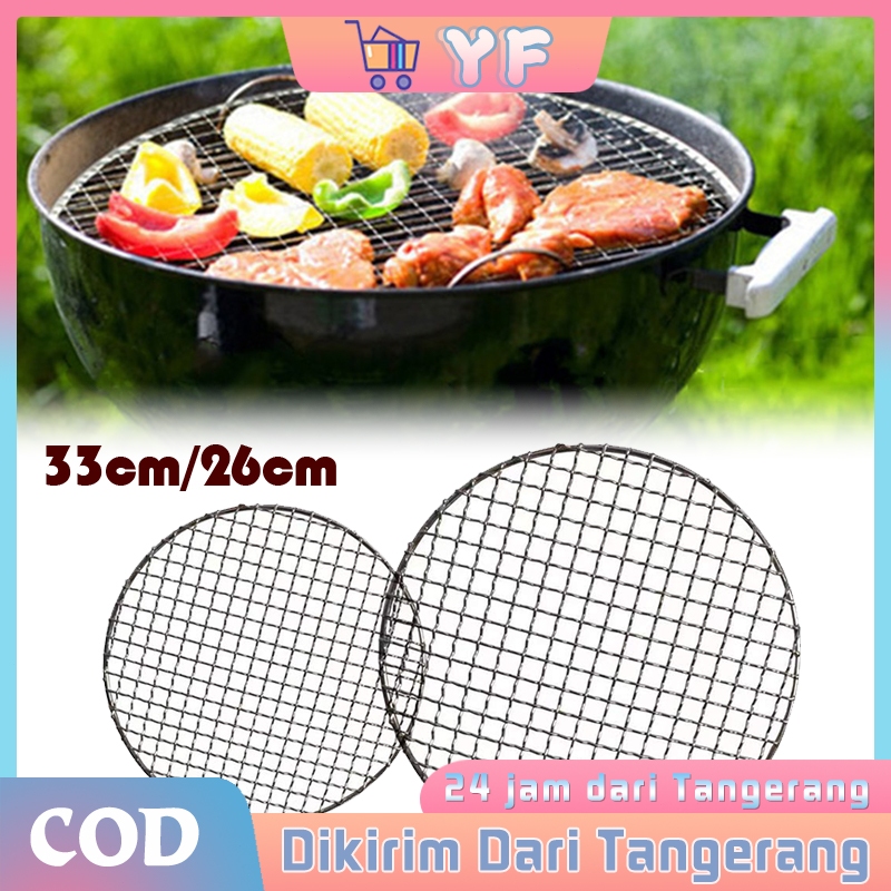 Baja Tahan Karat Grill Net / Hibachi Japanese Bbq / Grill Pan Pemanggang Serbaguna