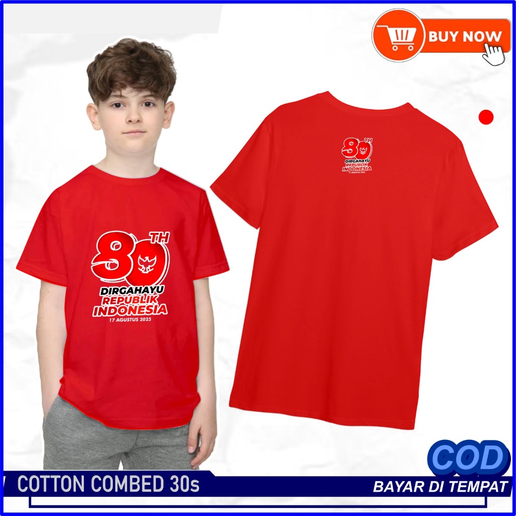 KAOS KEMERDEKAAN 80 TH INDONESIA REPUBLIK INDONESIA KEMERDEKAAN INDONESIA