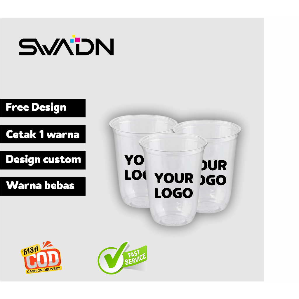 Sablon Cup Oval / Sablon Cup Minuman Oval / Sablon Cup Plastik Oval / Sablon Cup Costum Oval