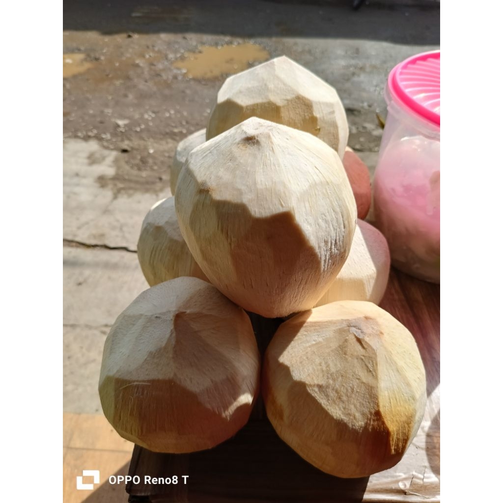 

kelapa muda segar sudah di kupas
