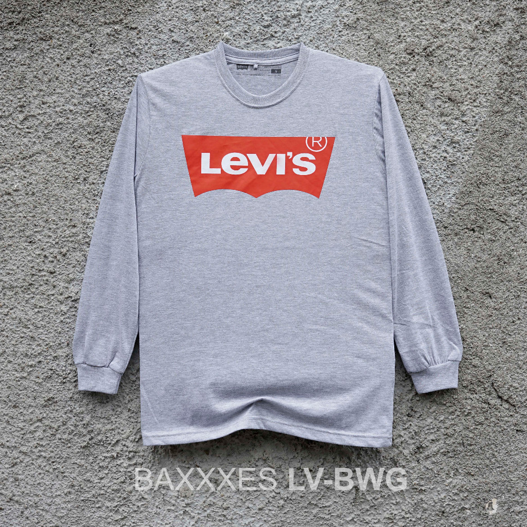 Kaos Branded - Kaos Pria Lengan Panjang Batwing Premium