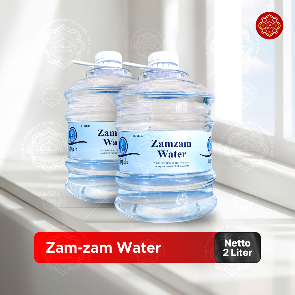 

Air Zam Zam Original Arab Saudi Kemasan 500ml/2L - Oleh Oleh Haji Umroh Praktis