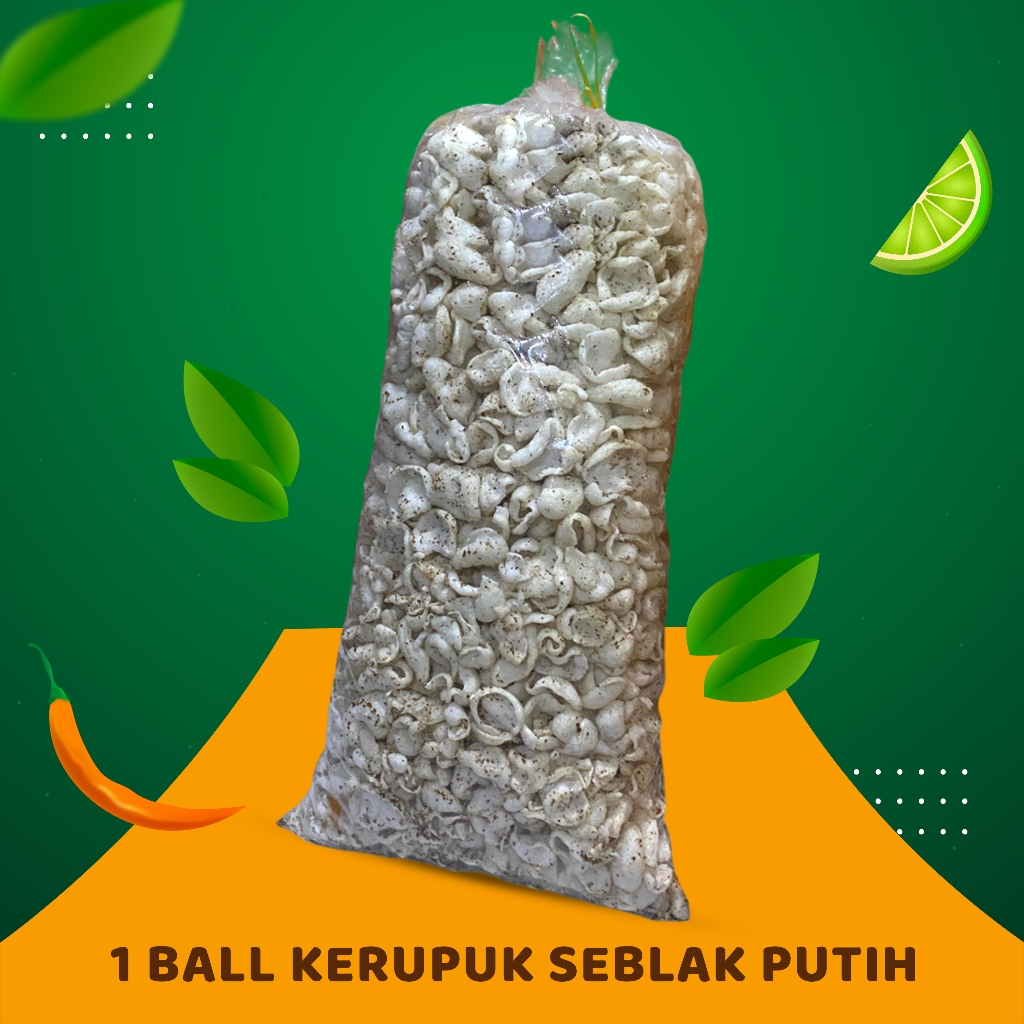 

1 BALL KERUPUK SEBLAK PUTIH 2,2 KG
