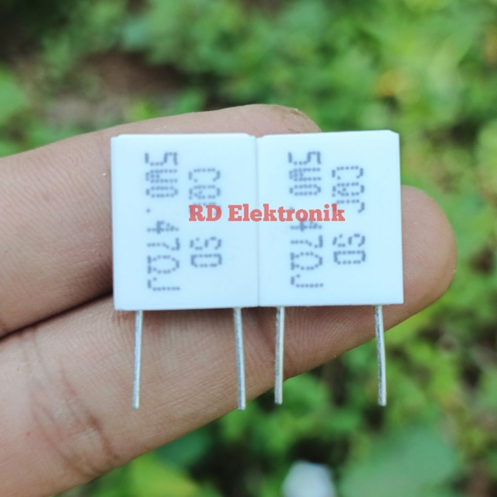 R Kapur Resistor Kapur 5Watt 0.47 Ohm Gepeng