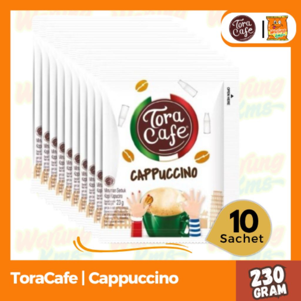 

ToraCafe Cappucino Renceng Isi 10 @23g Enak