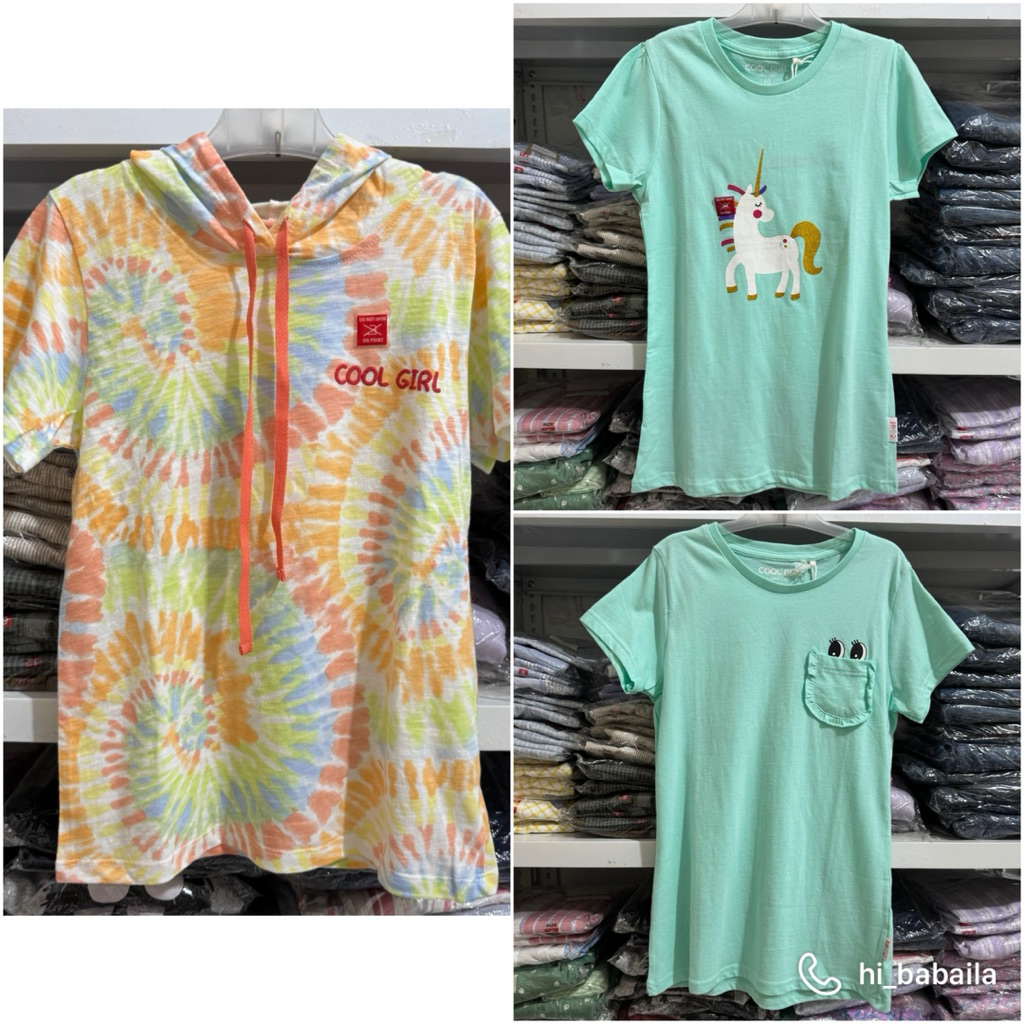 Cool Girl Kaos Tshirt Anak Perempuan 4-12 Tahun