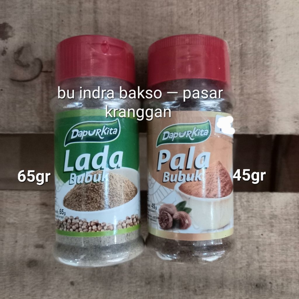 

dapur kita lada putih 65gr pala bubuk 45gr white pepper