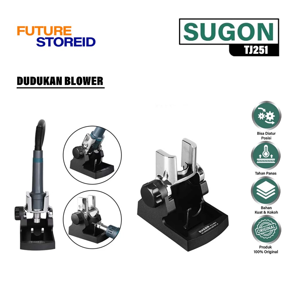 SUGON TJ251 DUDUKAN GAGANG BLOWER ORIGINAL - Dudukan Blower Hot Air Gun SUGON 858 series, 868 series