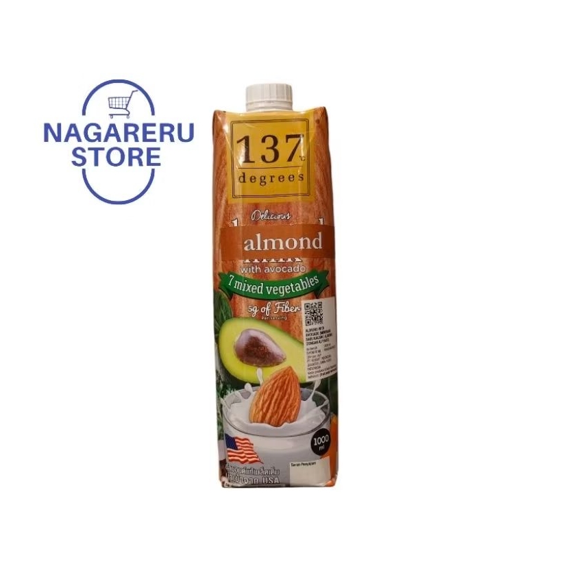 

137 degrees almond with avocado 1 liter