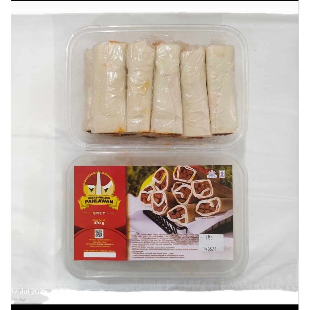 

Kebab Pahlawan Spicy 470gr/10pcs - TAMMA