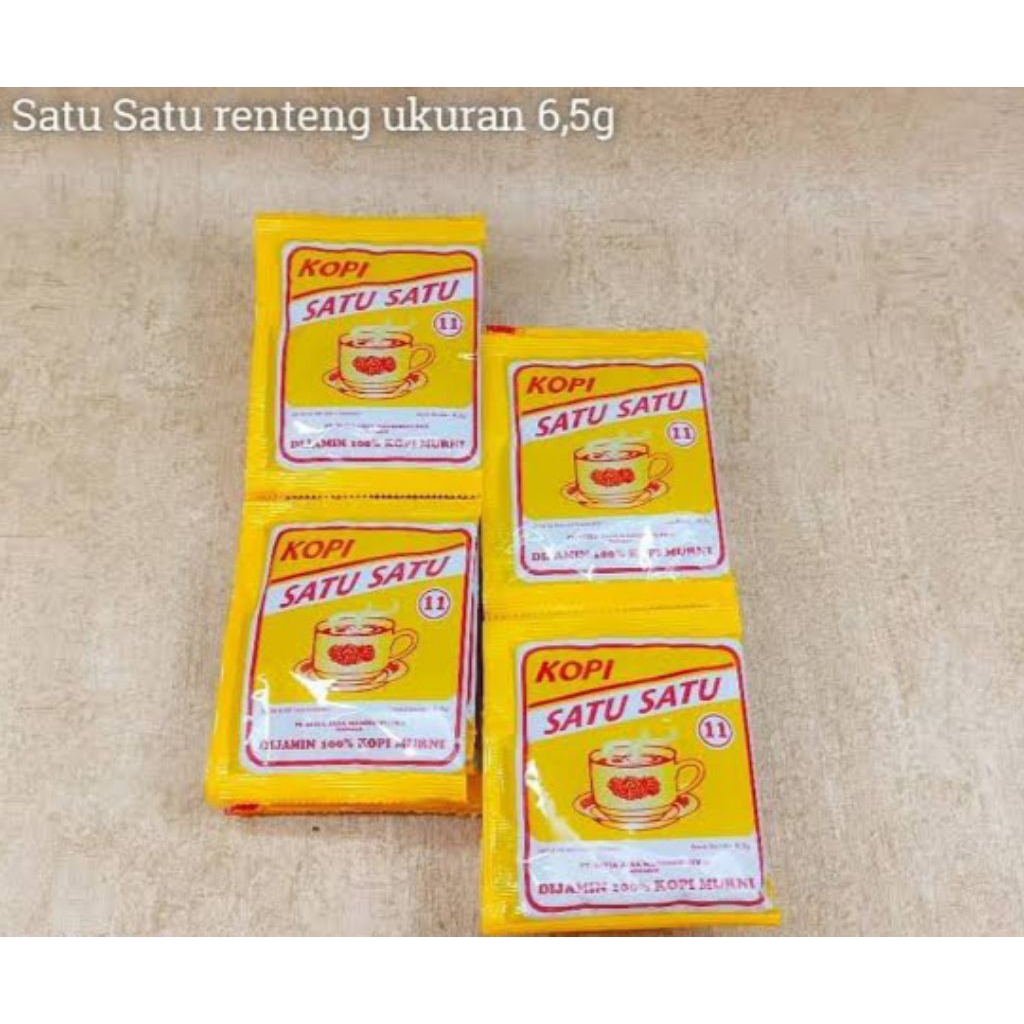 

Bubuk satu satu 1 renteng isi 10pcs / Kopi satu satu renteng