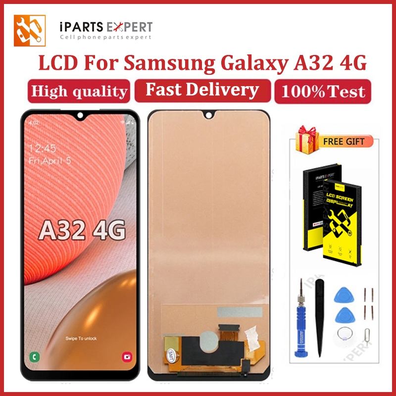 [Alat Gratis] IPARTSEXPERT Original LCD For Samsung Galaxy A32 4G A325 A325F SM-A325M SM-A325F/DS Ta