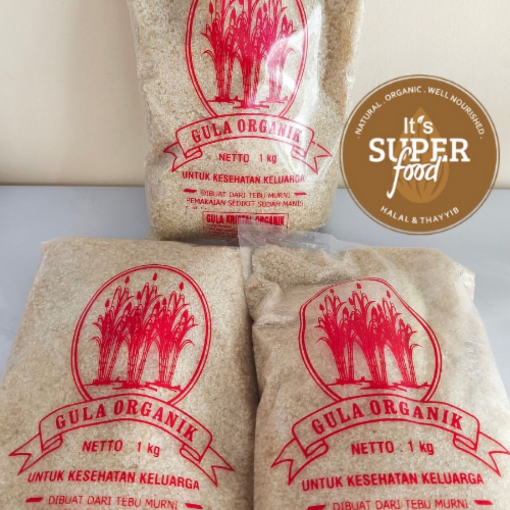 

Gula Tebu Lokal Organik 1kg