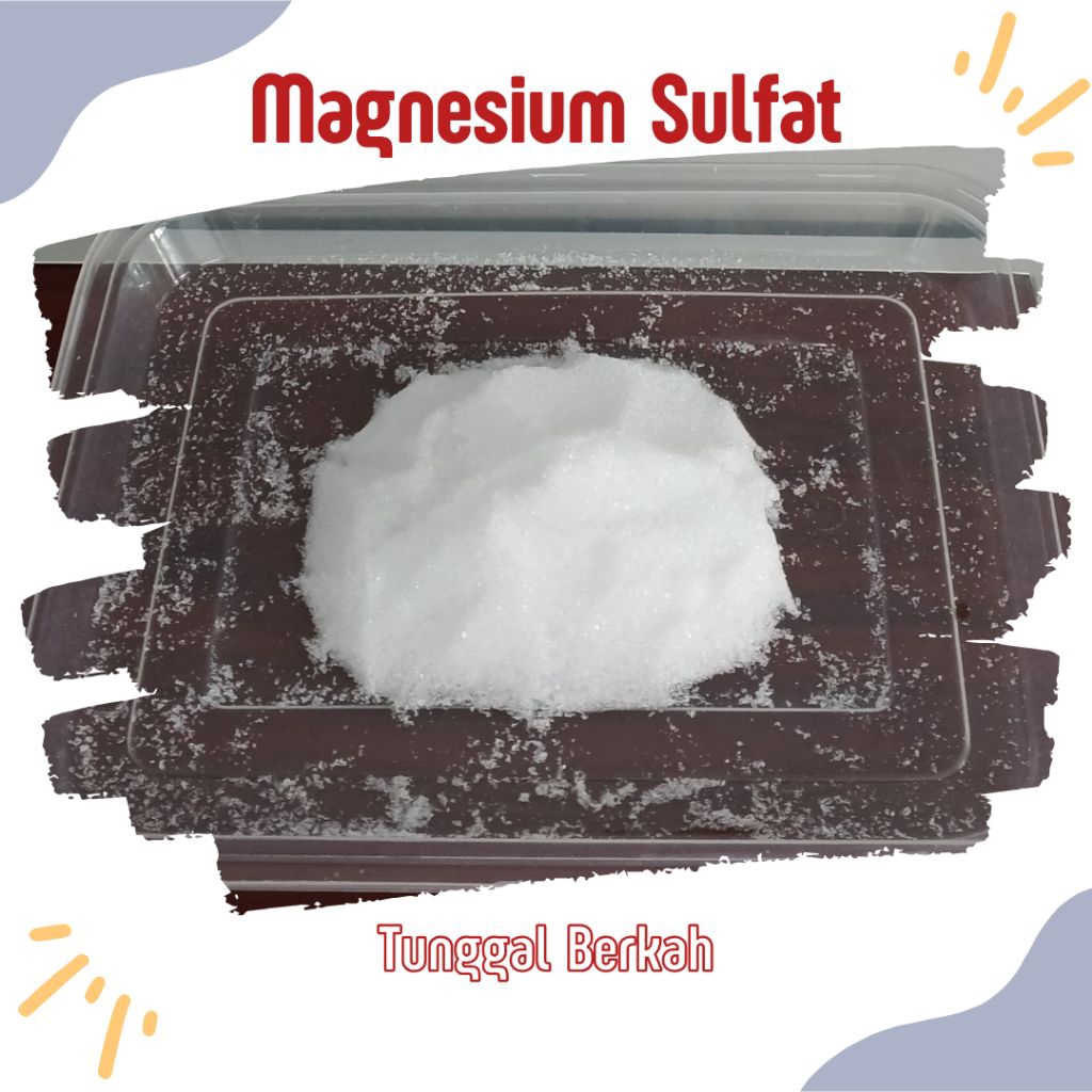 

Magnesium Sulfat 1 Kg/ Garam Inggris Foodgrade / Epsom Salt / MgSO4