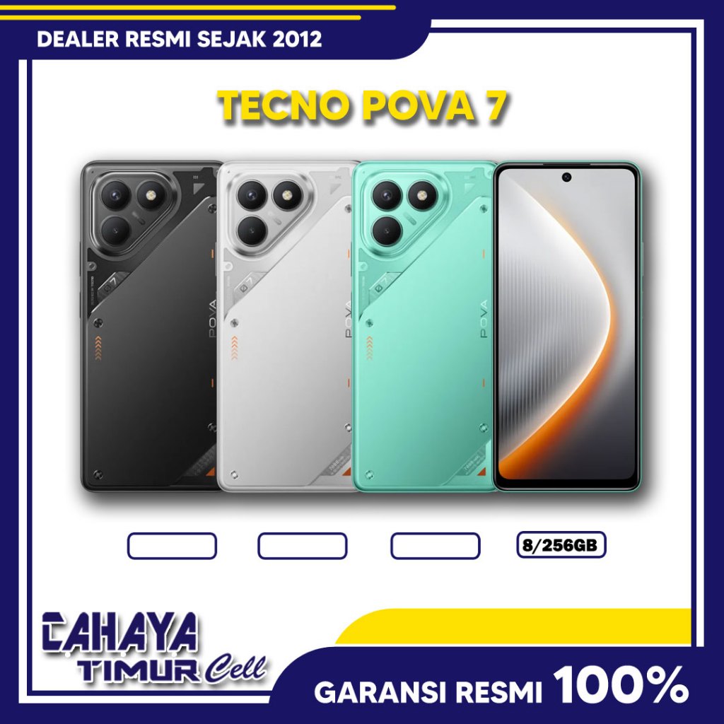 TECNO POVA 7 SMARTPHONE GARANSI RESMI