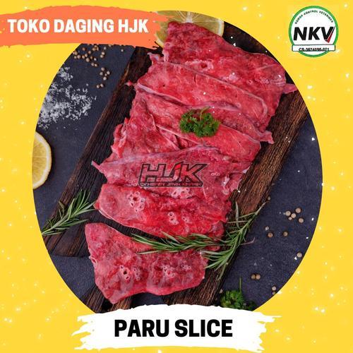 

Premium Beef/Paru Slice /Iris/@ 500gr/Harga Special / DENDENG