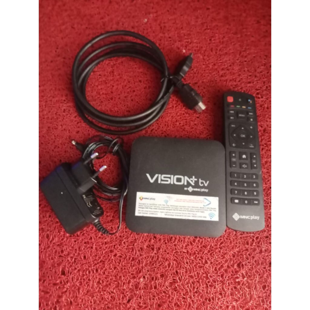 STB Android TV Vision+ Siap Pakai