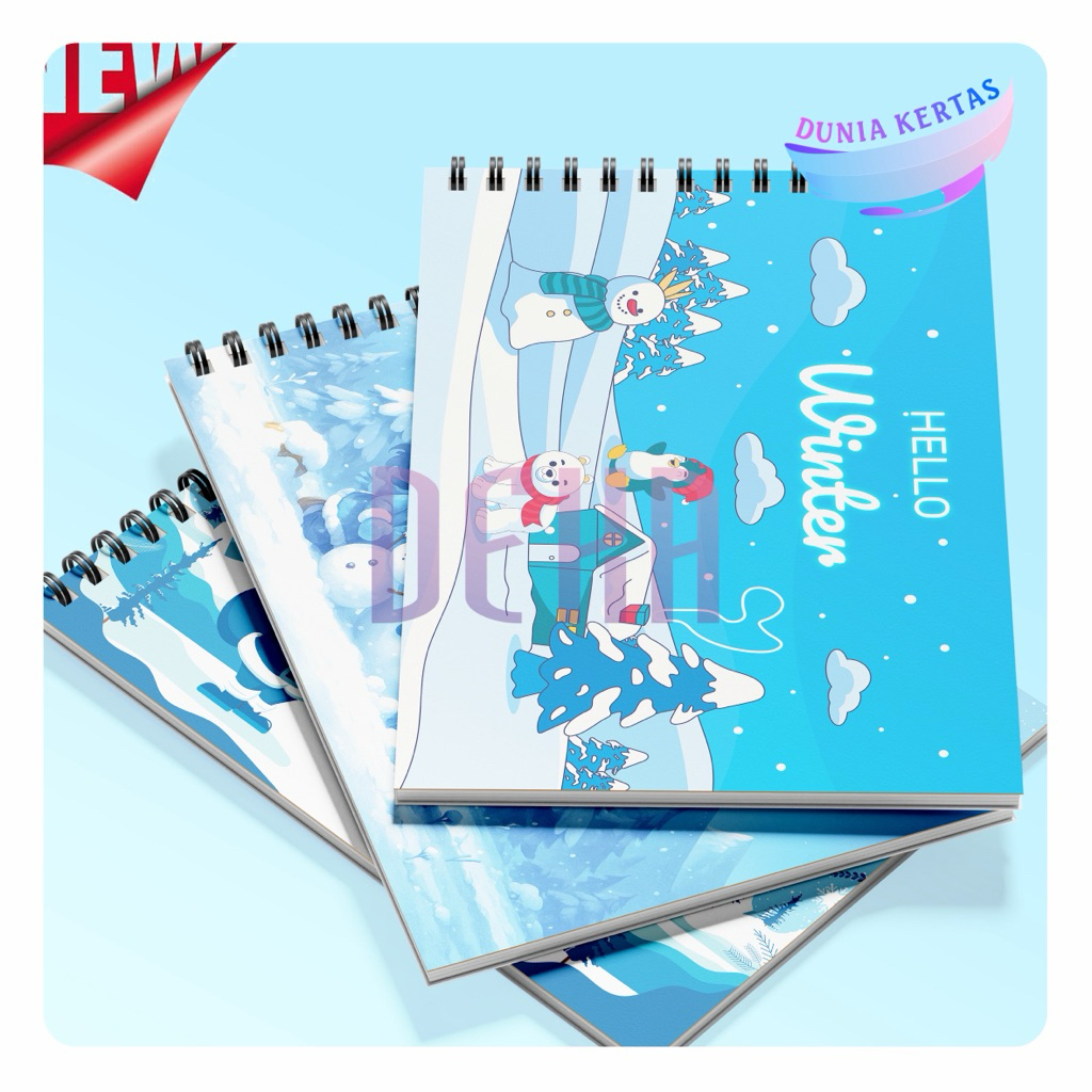 

Dunia Kertas Buku Gambar A4 isi 30 lembar Motif Cute dan Frozen Kertas Tebal 100gsm Jilid Spiral