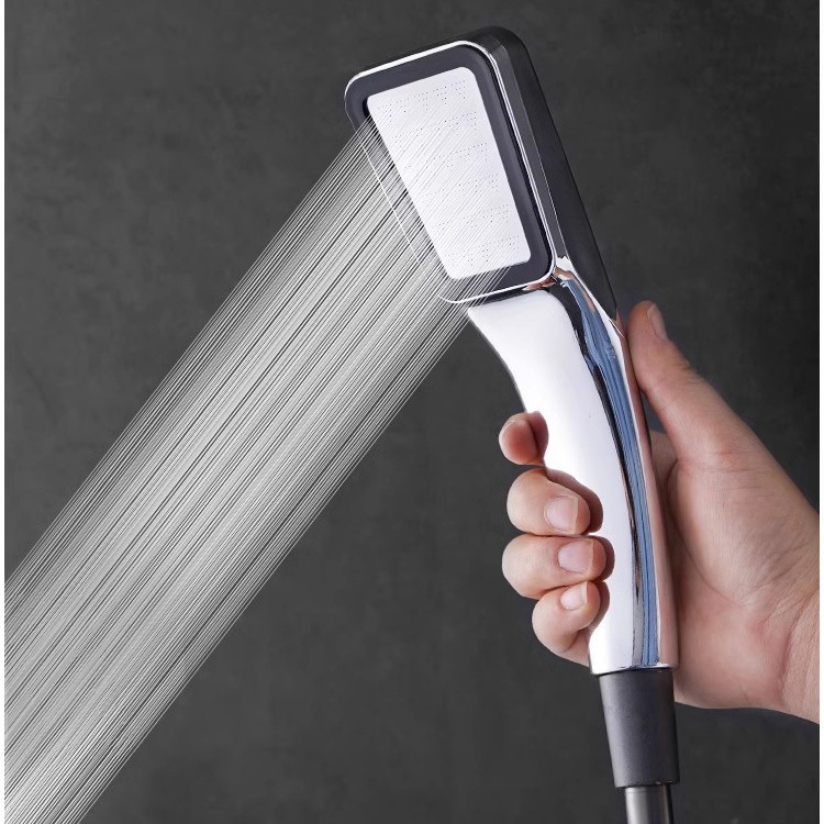 Kepala Shower Hemat Air 300 Lubang Mandi Tekanan Air Tinggi Deras Stainless Kamar Mandi
