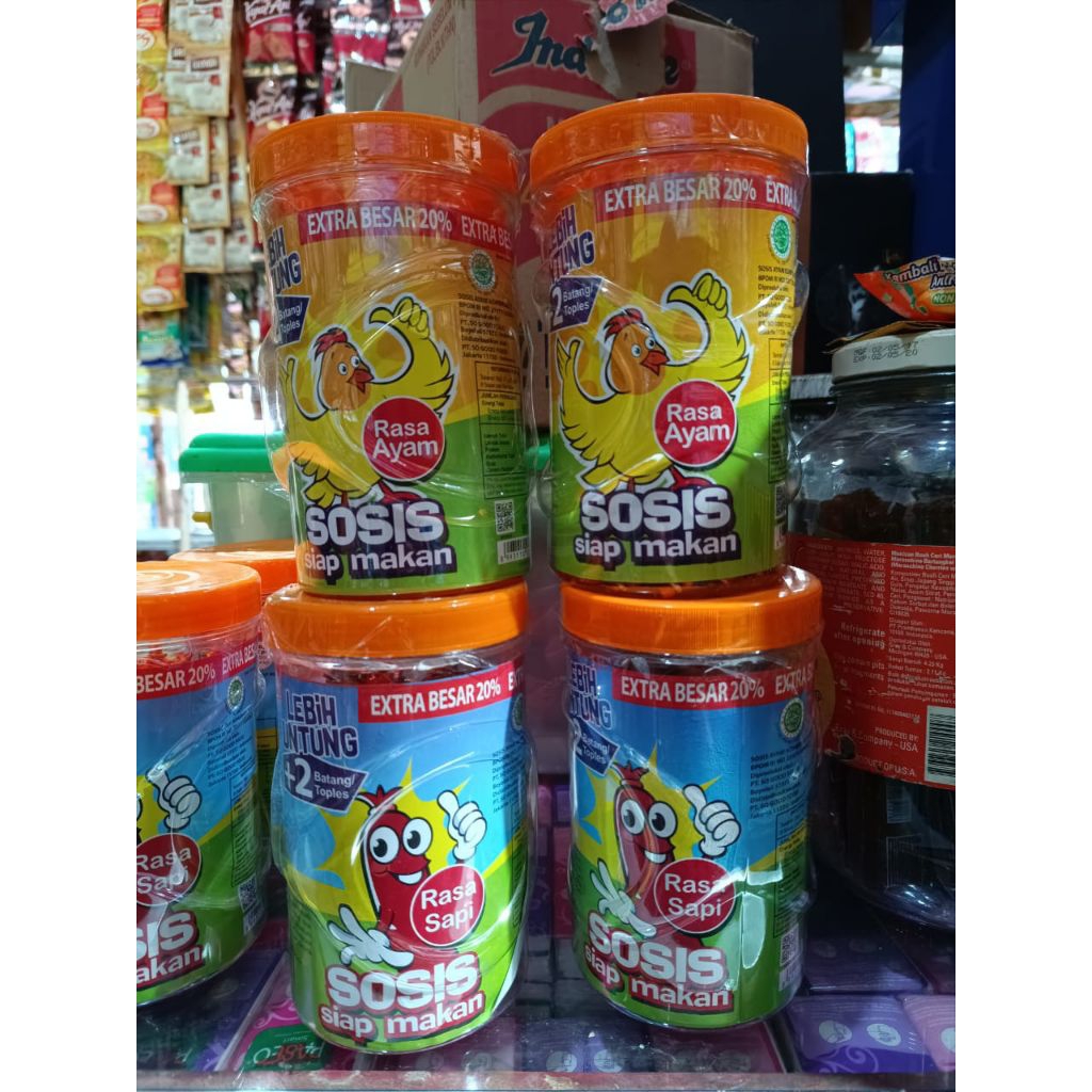 

SOSIS SO NICE SOSIS INSTAN TINGGAL MAKAN PER TOPLES@25PC