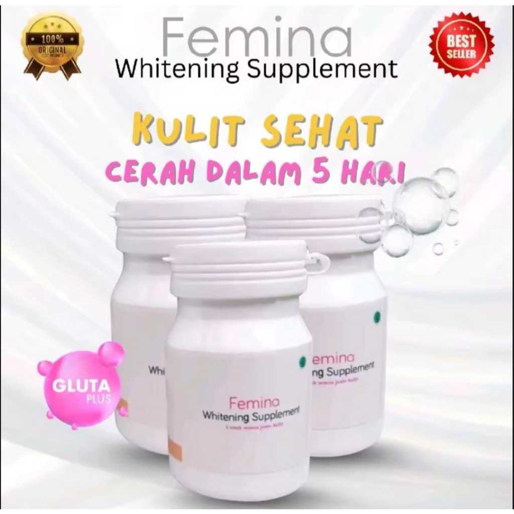 femina whitening original pemutih badan