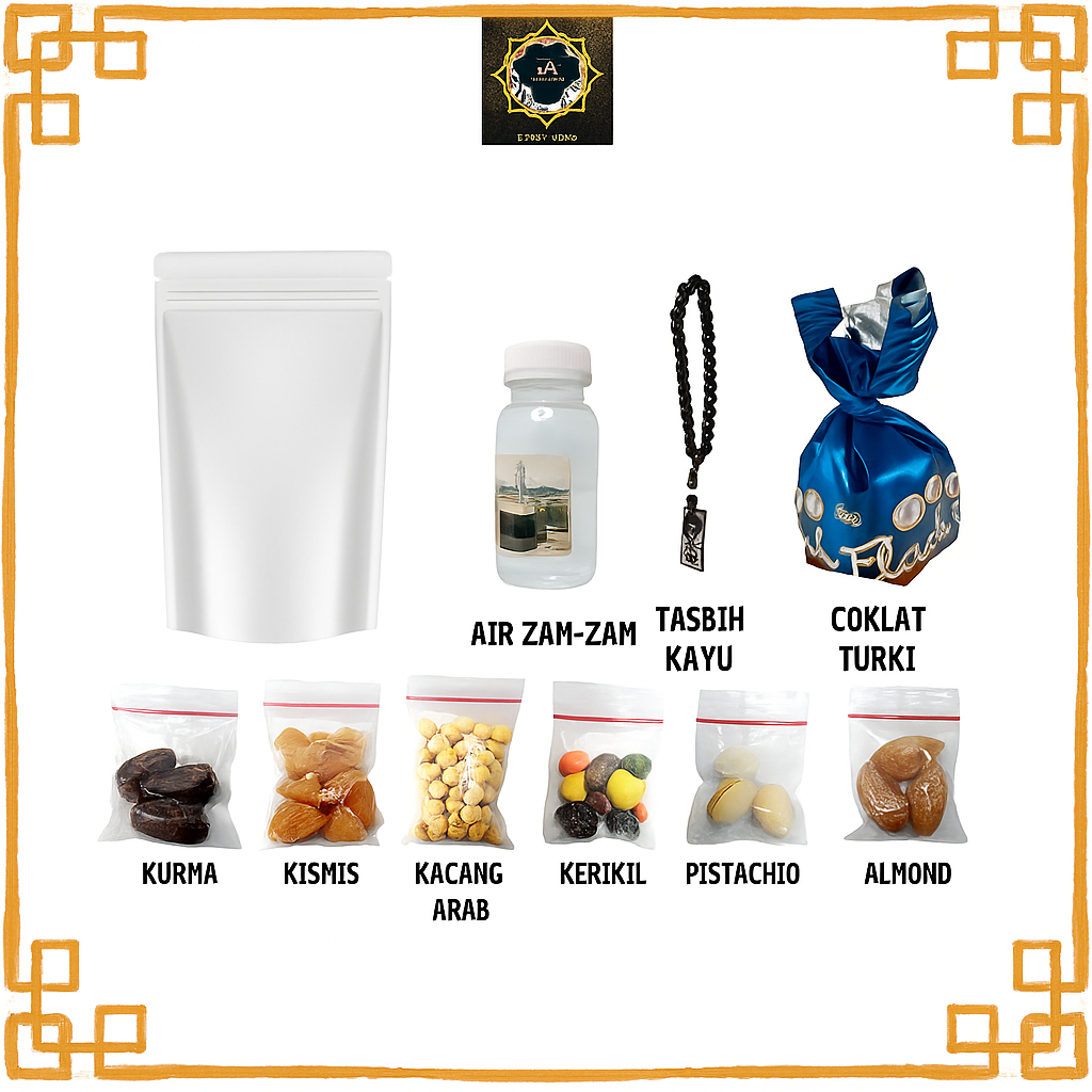 

PAKET POUCH OLEH-OLEH HAJI DAN UMROH HARGA EKOMOMIS