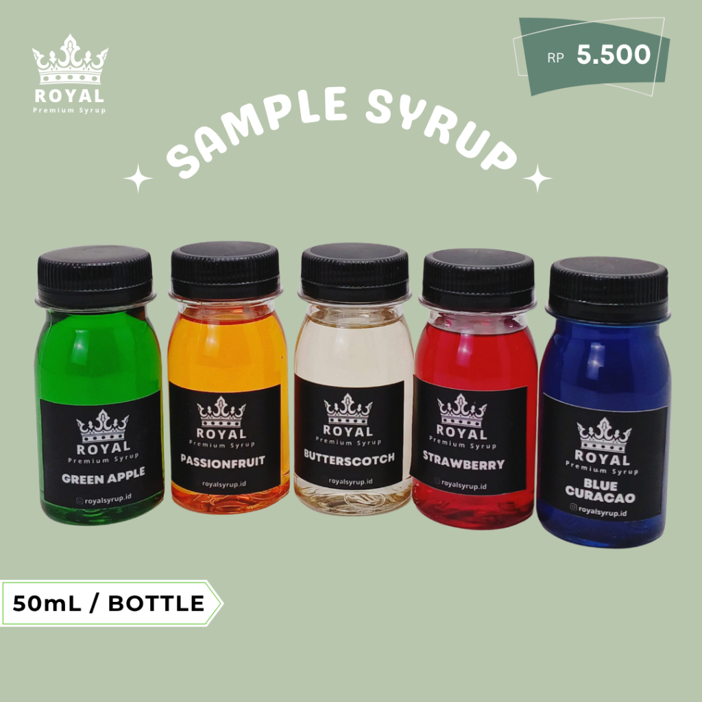 

Syrup ROYAL Samples Pack