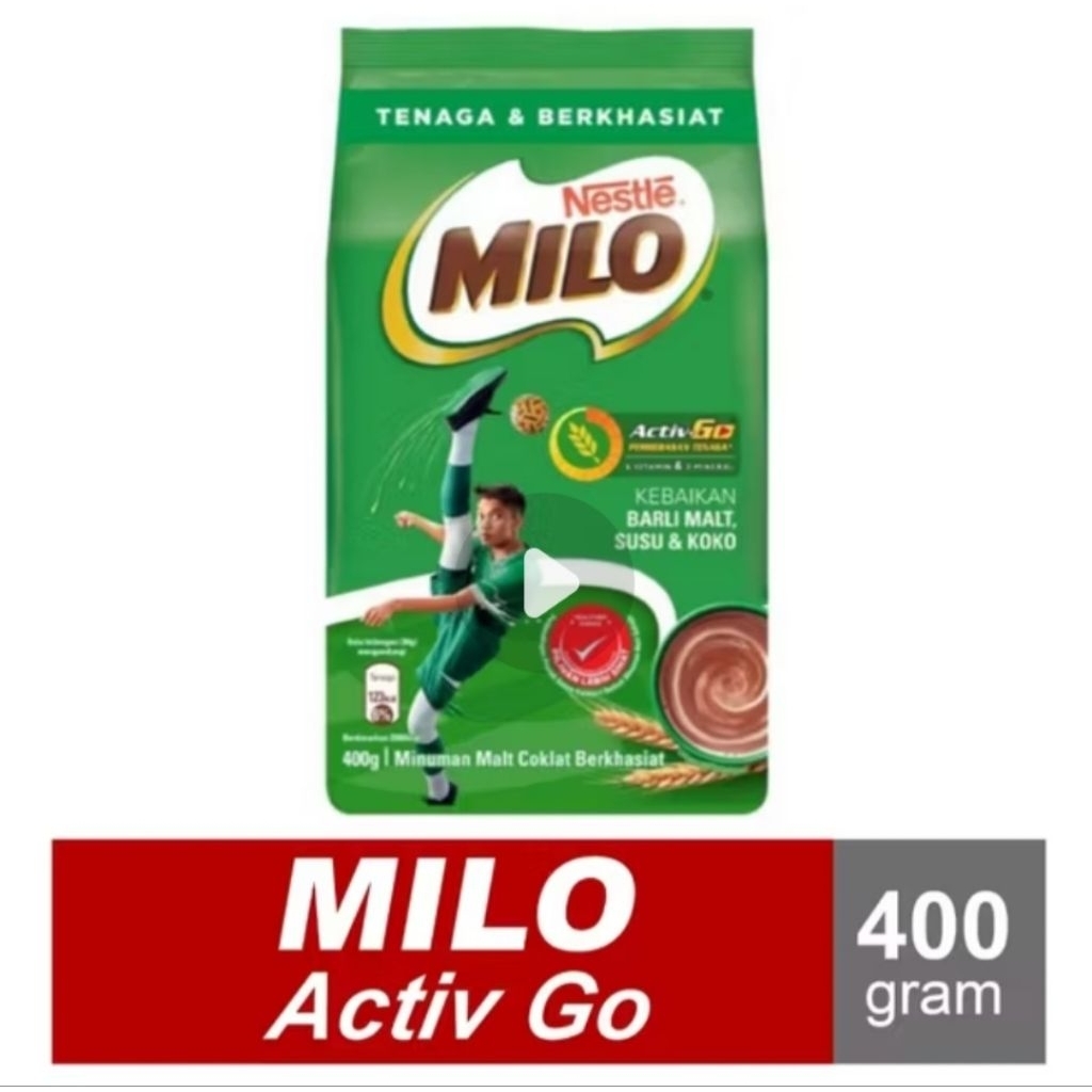 

Milo Malaysia 400g Active go