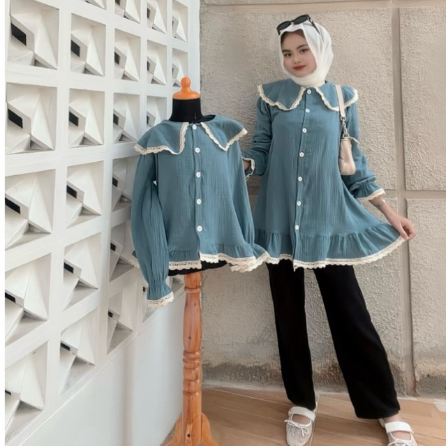 Atasan catton foam couple Ibu&anak perempuan