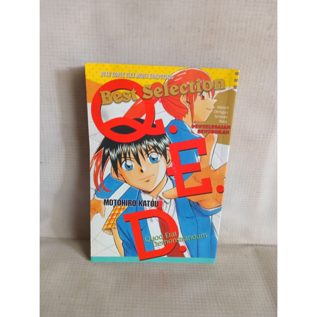 KOMIK Best Selection Q.E.D MOTOHIRO KATOU PENYELESAIAN BENTROKAN
