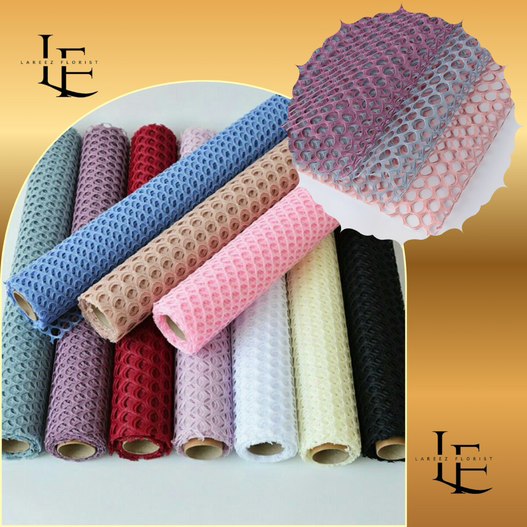 

[1 Rol SIZE 60 CM X 5 YARD] Jaring Telur Sarang Laba Laba Bulat